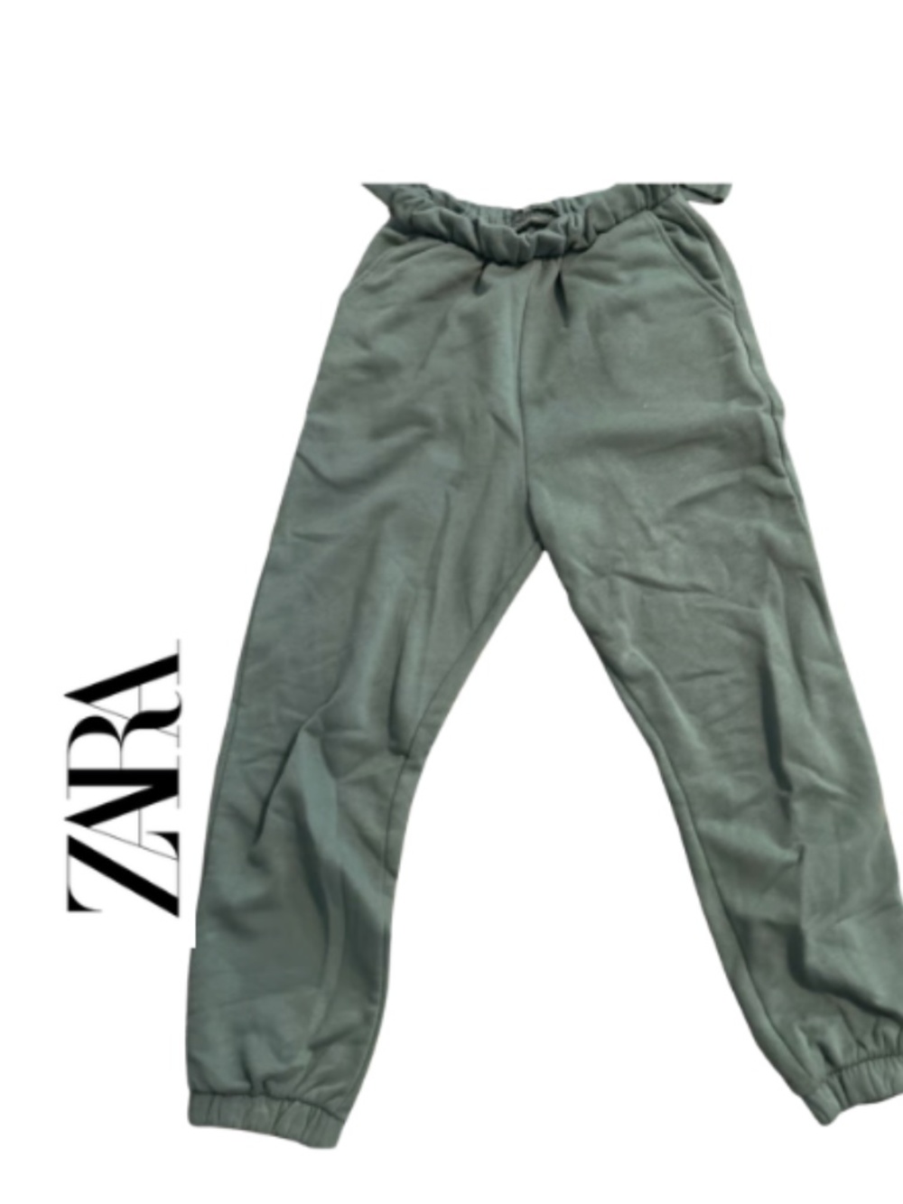 Zara, Sage Green Sweatpants, Size L
